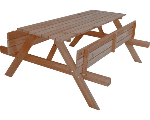 Drevený piknikový stôl pre vonkajšie použitie