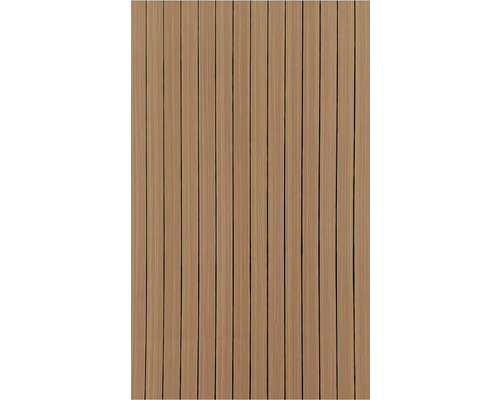 Samolepiace akustické lamely dub tmavohnedý 100x60 cm Panely so vzhľadom dreva