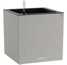 Štvorcový kvetináč s ukazovateľom hladiny vody