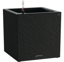 Štvorcový kvetináč s ukazovateľom hladiny vody