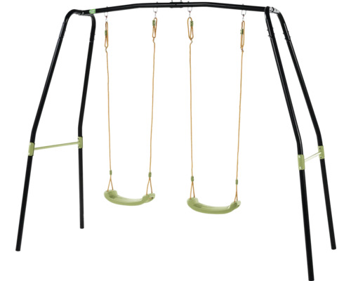 Hojdačka s dvomi sedadlami pre záhradu