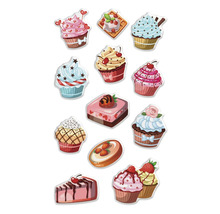 Obrázok rôznych tort a cupcakes
