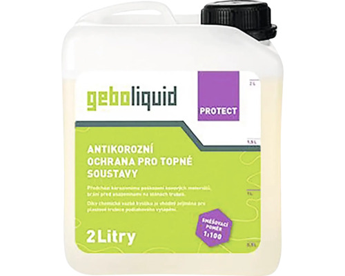 Geboliquid Antikorózna ochrana pre vykurovacie systémy, 2 litre