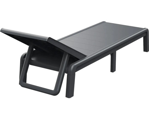 Nastaviteľné záhradné ležadlo z plastu