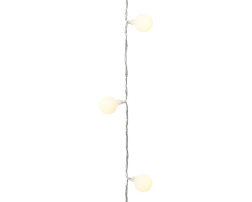 Svetelný reťaz s guľatými svetlami