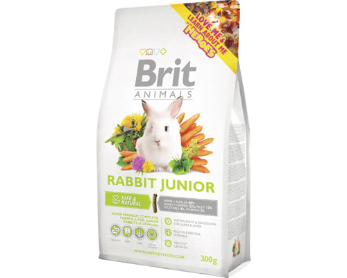 Krmivo pre králiky Brit Animals Rabbit Junior Complete 300 g Brit Animals Rabbit Junior balenie krmiva pre mladé králiky