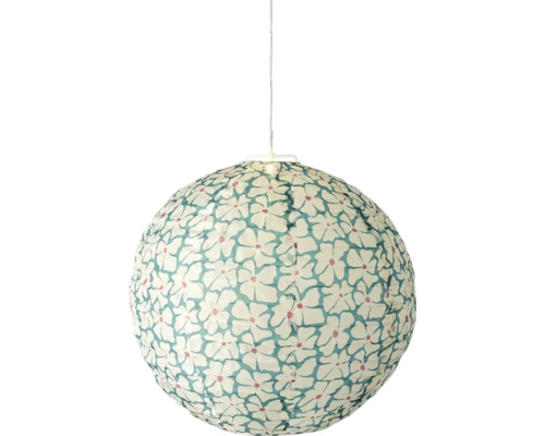 Záhradné osvetlenie solárny lampión závesný zelený s motívom Ø 40 x 35 cm 1 LED, teplé biele svetlo Záhradné osvetlenie solárny lampión závesný zelený s motívom Ø 40 x 35 cm 1 LED, teplé biele svetlo