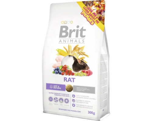 Krmivo pre potkany Brit Animals Rat Complete 300 g Brit Animals krmivo pre potkany, 300 gramov