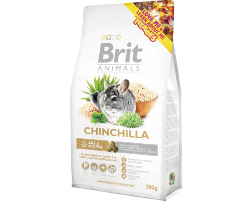 Krmivo pre činčily Brit Animals Chinchila Complete 300 g Krmivo pre činčily Brit Animals, 300-gramové balenie