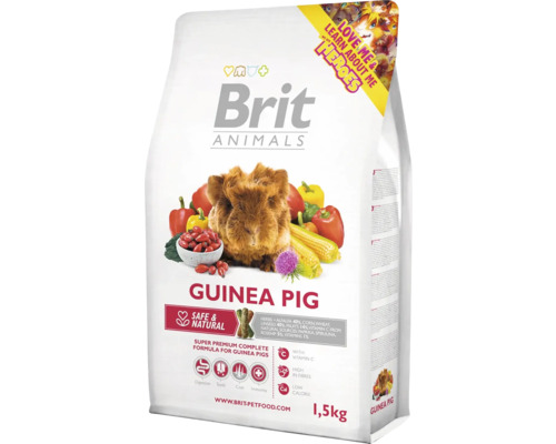 Krmivo pre morčatá Brit Animals Guinea Pig Complete 1,5 kg Krmivo pre morčatá Brit Animals, 1,5 kilogramové balenie