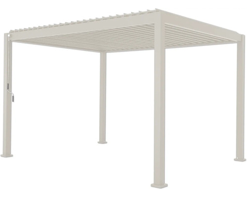 Voľne stojaca pergola s lamelovou strechou