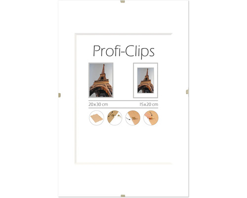 Rámček na fotografie Profi-Clips v dvoch veľkostiach: 20 x 30 centimetrov a 15 x 20 centimetrov