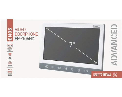 EMOS EM-10AHD videovrátnik so 7-palcovým displejom