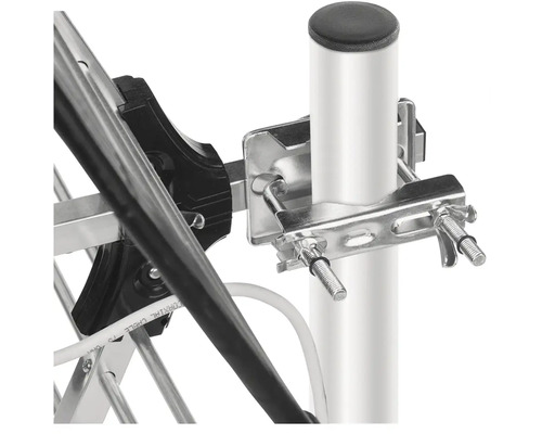 Detail antény s držiakom na upevnenie na stožiar