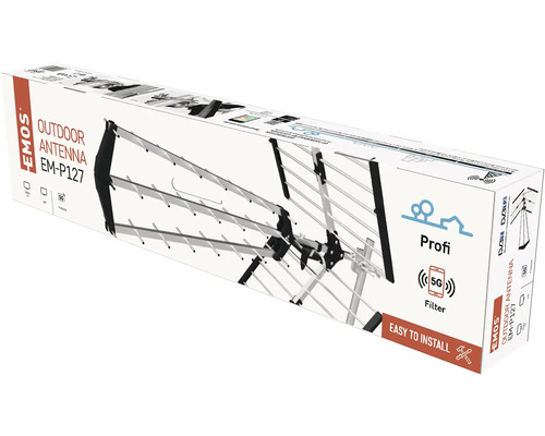 Balenie vonkajšej antény EMOS EM-P127 s 5G filtrom