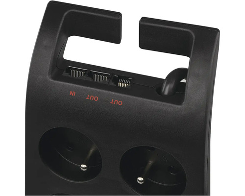 Predlžovací kábel s ochranou proti prepätiu a RJ45 konektory