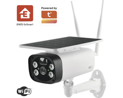EMOS GoSmart bezpečnostná kamera so solárnym panelom a WiFi