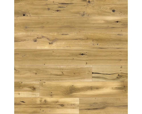 Drevená podlaha z dubového dreva s prírodným povrchom