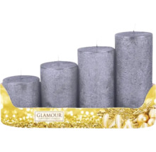 Sada adventných sviečok, štyri stĺpové sviečky rôznej výšky