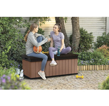 Box na podušky DARWIN 143 x 55 x 65 cm 380 l hnedý