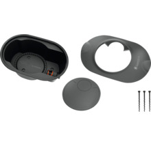 Jednotlivé diely garáže robotickej kosačky Gardena