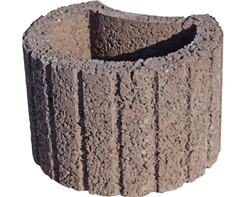 Svahová tvárnica Mini 30 x 23 x 20 cm hnedá Záhradný obrubník z betónu