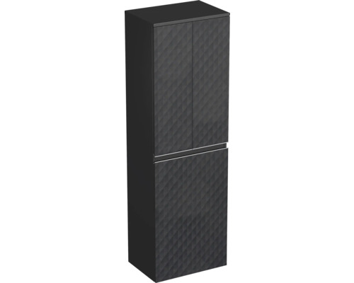 Vysoká skrinka do kúpeľne Intedoor TRENTA čierna matná 50 x 161,8 x 35 cm TRE SV 50 2D K S U129 Vysoká skrinka do kúpeľne Intedoor TRENTA čierna matná 50 x 161,8 x 35 cm TRE SV 50 2D K S U129