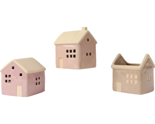 Dekoratívne keramické domčeky, rôzne