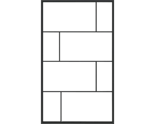 Rám s obdĺžnikovými priehradkami