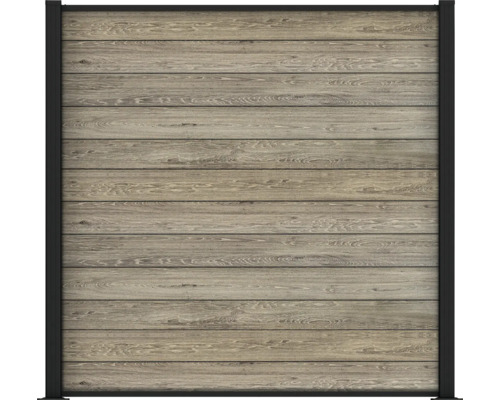 Drevený plot s rámom