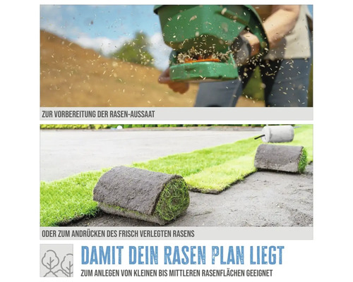 Výsev trávnika s rozmetadlom a trávnikové koberce