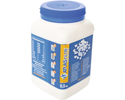 Produkt na zlepšenie vody Atlas Filtri, 0,5 kg