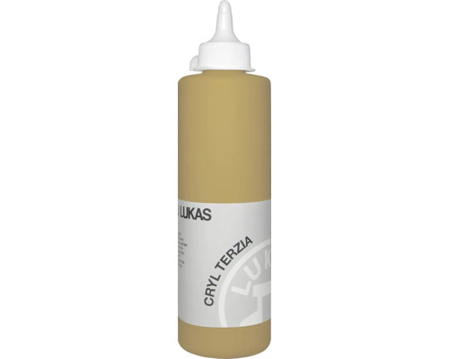 Akrylová farba okrová svetlá LUKAS 500 ml