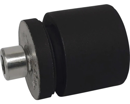 Kopyto na polyfúznu zváračku POLY01 - 20mm TUSON POLYK20 Čierny dverný doraz so skrutkou