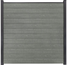 Sivý drevený plot s rámom