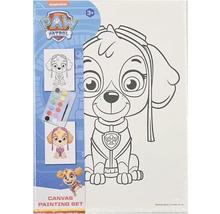 Maliarska súprava Paw Patrol na plátno s paletou farieb a štetcom