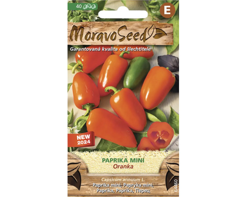 Paprika zeleninová mini ORANKA MoravoSeed