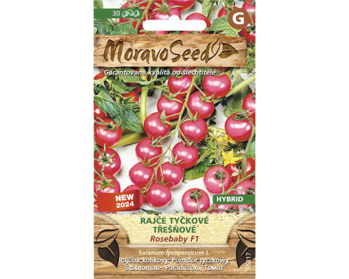 Balenie semien kolíkových paradajok, cherry paradajok, Rosebaby F1