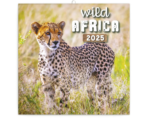 Poznámkový kalendár Divoká Afrika 2025