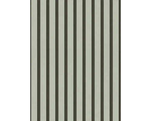 Vliesová tapeta Wooden Wall 786282 zelená, čierna 0,53 x 10,05 m Tapeta s vertikálnymi pruhmi