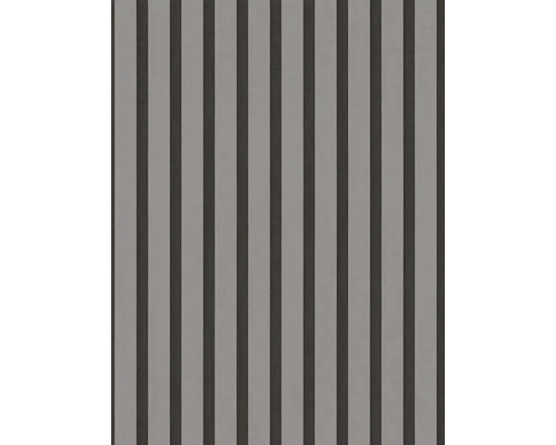 Vliesová tapeta Wooden Wall 786284 sivá, čierna 0,53 x 10,05 m Natretá tapeta s pruhovaným vzorom