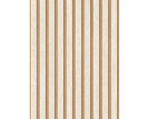 Vliesová tapeta Wooden Wall 786652 béžová, hnedá 0,53 x 10,05 m Tapeta s motívom drevených dosiek
