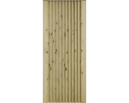 Drevená fasáda s vertikálnymi lamelami