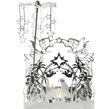 Vianočná pyramída s motívom jasličiek a hviezdami