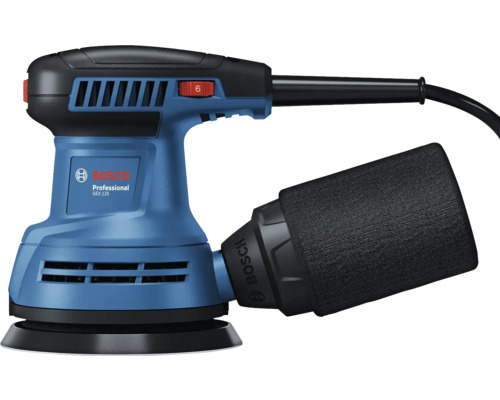 Excentrická brúska Bosch GEX 125 s prachovým vreckom