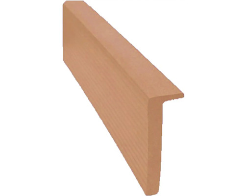 Ukončovací profil WPC Country L Teracota 4000 x 58 x 12 mm Okrajový profil z dreva