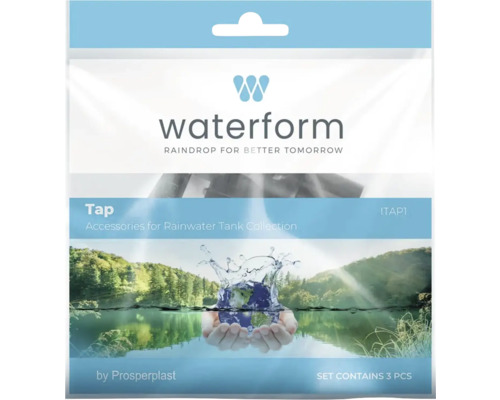 Waterform príslušenstvo k nádržiam na dažďovú vodu, sada troch kusov
