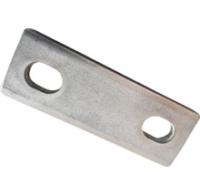 Kovový montážny uholník s dvoma otvormi