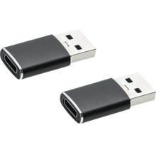 Dva USB adaptéry s konektormi USB-A a USB-C