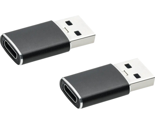 Dva USB adaptéry s konektormi USB-A a USB-C